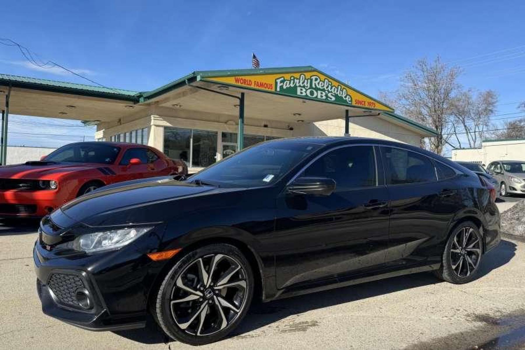 2019 Crystal Black Pearl /Black Honda Civic Si (2HGFC1E55KH) with an 4 Cyl 1.5 Liter Turbo engine, Manual transmission, located at 2304 W. Main St., Boise, ID, 83702, (208) 342-7777, 43.622105, -116.218658 - One Owner Idaho Car! Clean! - Photo #0