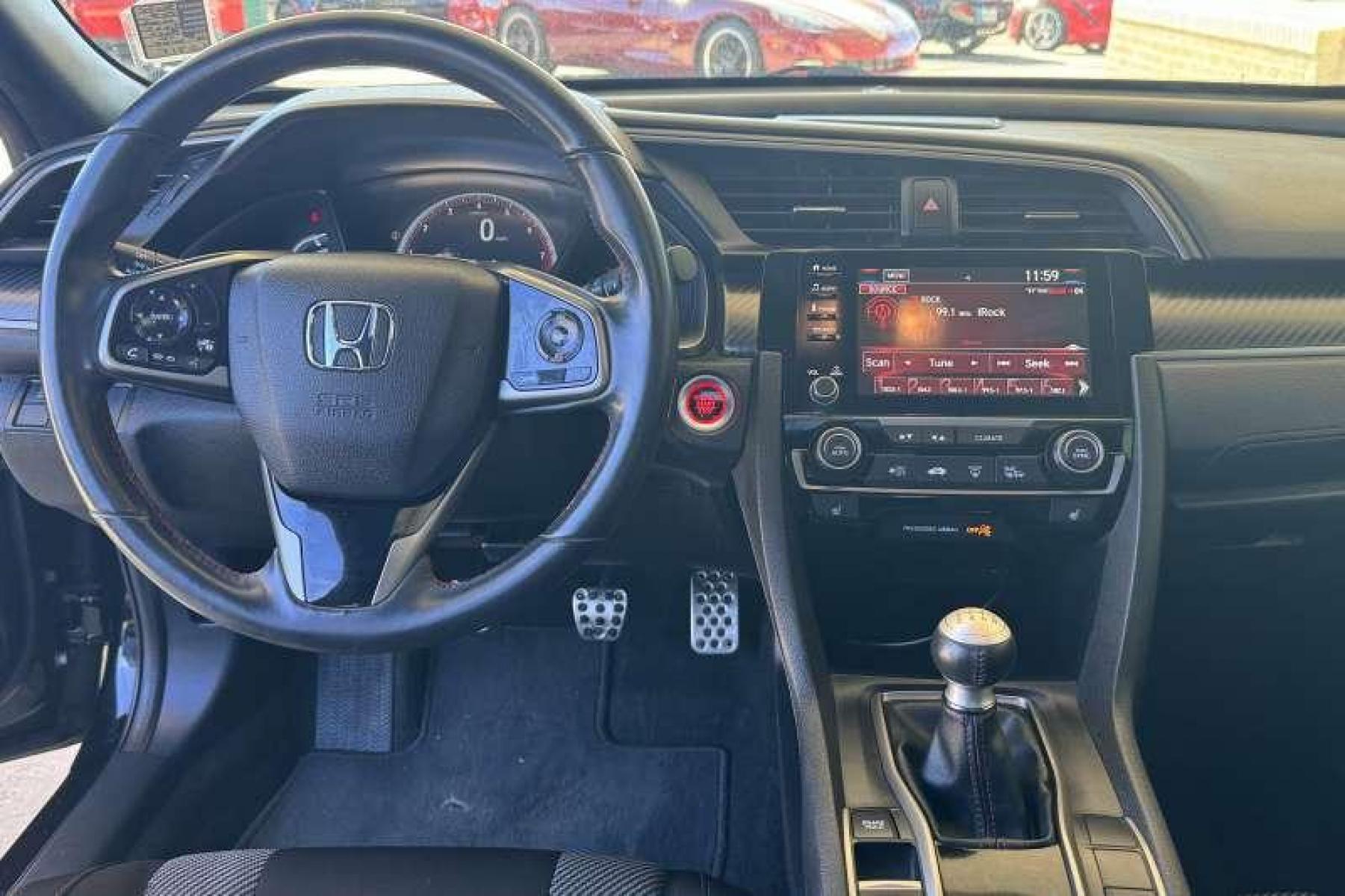 2019 Crystal Black Pearl /Black Honda Civic Si (2HGFC1E55KH) with an 4 Cyl 1.5 Liter Turbo engine, Manual transmission, located at 2304 W. Main St., Boise, ID, 83702, (208) 342-7777, 43.622105, -116.218658 - One Owner Idaho Car! Clean! - Photo #11