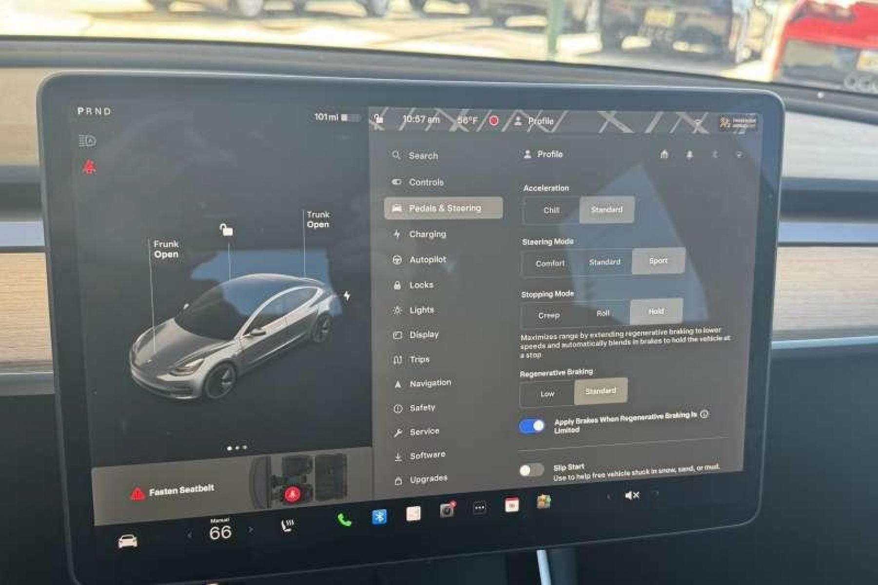 2019 Midnight Silver Metalic /Black Tesla Model 3 Long Range (5YJ3E1EB9KF) with an 75 kWh engine, Automatic transmission, located at 2304 W. Main St., Boise, ID, 83702, (208) 342-7777, 43.622105, -116.218658 - Full Self Driving! Remaining Powertrain/Battery Warranty! - Photo #8