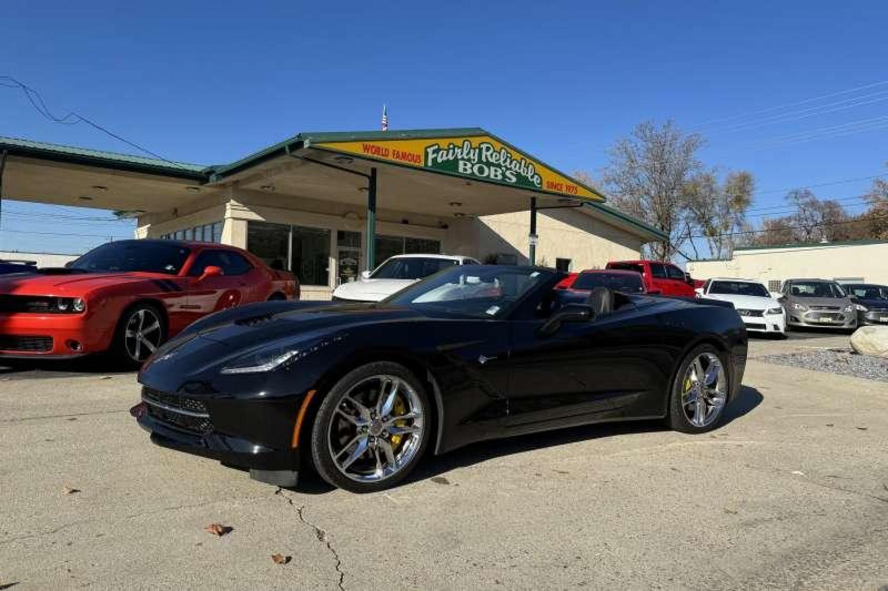 2015 Black /Black Chevrolet Corvette Stingray 2LT Z51 Convertible (1G1YK3D76F5) with an V8 6.2 Liter engine, Automatic transmission, located at 2304 W. Main St., Boise, ID, 83702, (208) 342-7777, 43.622105, -116.218658 - Highly Optioned And Extremely Low Mileage! Own The Legend! - Photo #0