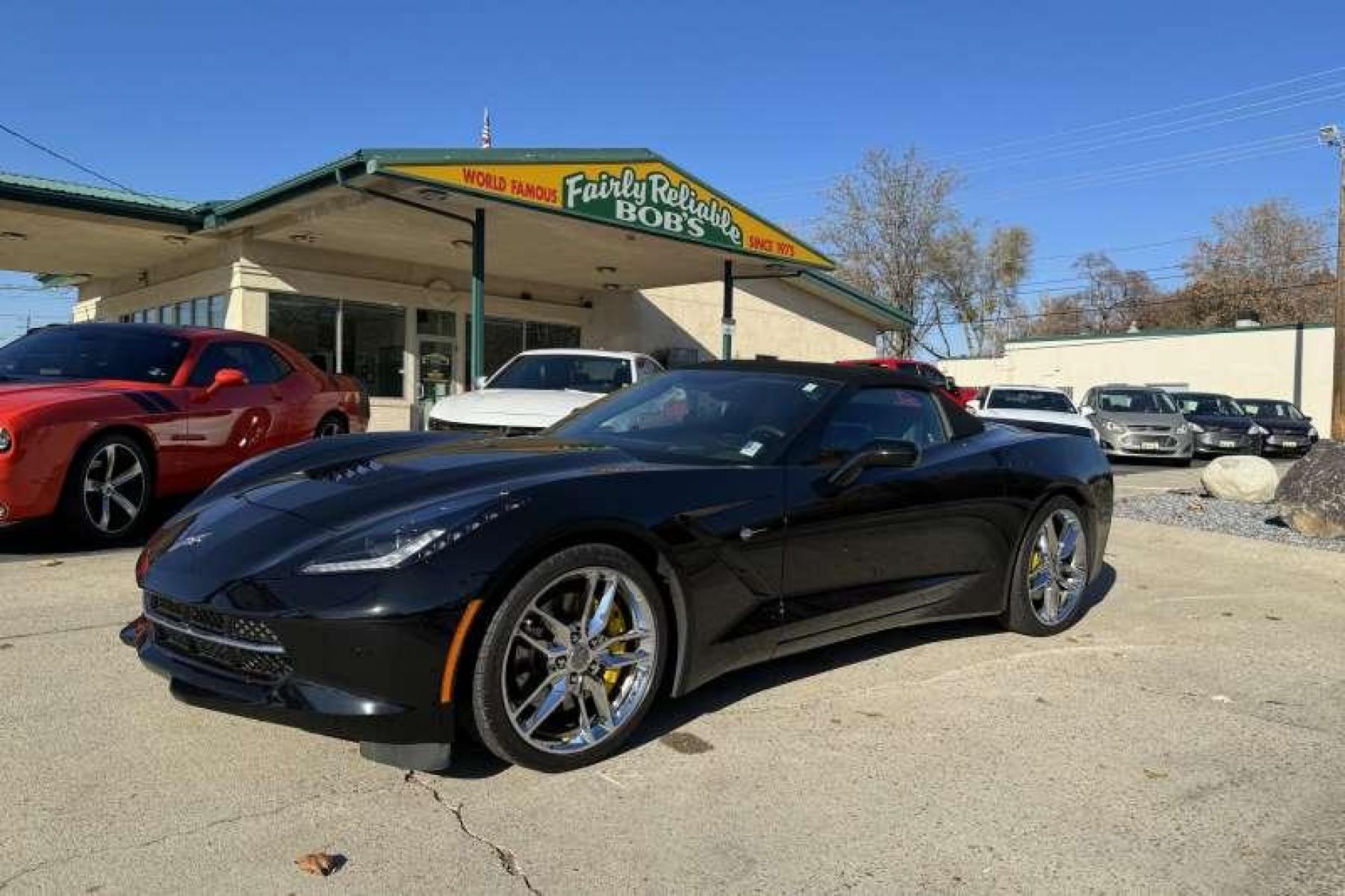 2015 Black /Black Chevrolet Corvette Stingray 2LT Z51 Convertible (1G1YK3D76F5) with an V8 6.2 Liter engine, Automatic transmission, located at 2304 W. Main St., Boise, ID, 83702, (208) 342-7777, 43.622105, -116.218658 - Highly Optioned And Extremely Low Mileage! Own The Legend! - Photo #4