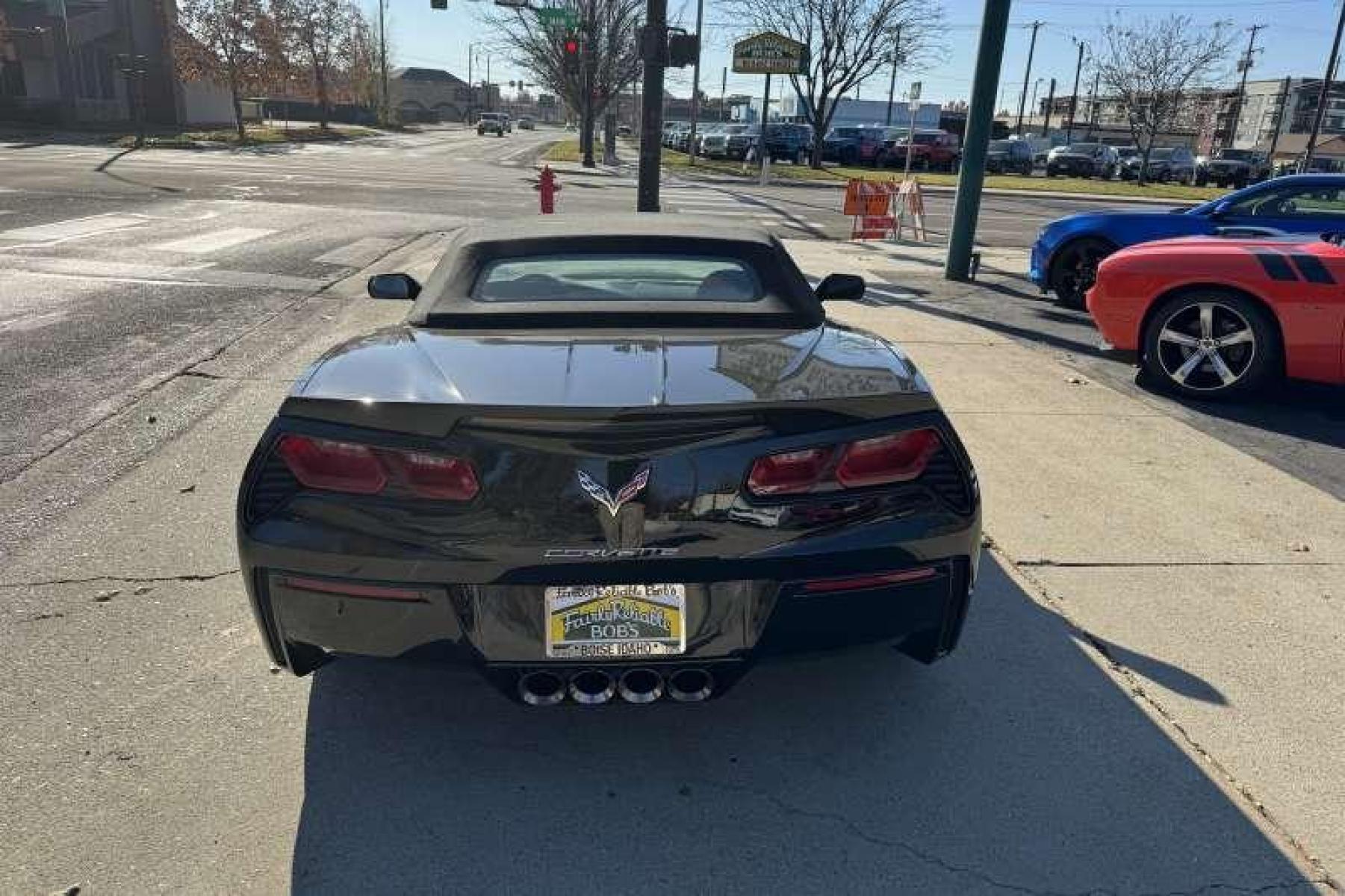 2015 Black /Black Chevrolet Corvette Stingray 2LT Z51 Convertible (1G1YK3D76F5) with an V8 6.2 Liter engine, Automatic transmission, located at 2304 W. Main St., Boise, ID, 83702, (208) 342-7777, 43.622105, -116.218658 - Highly Optioned And Extremely Low Mileage! Own The Legend! - Photo #5