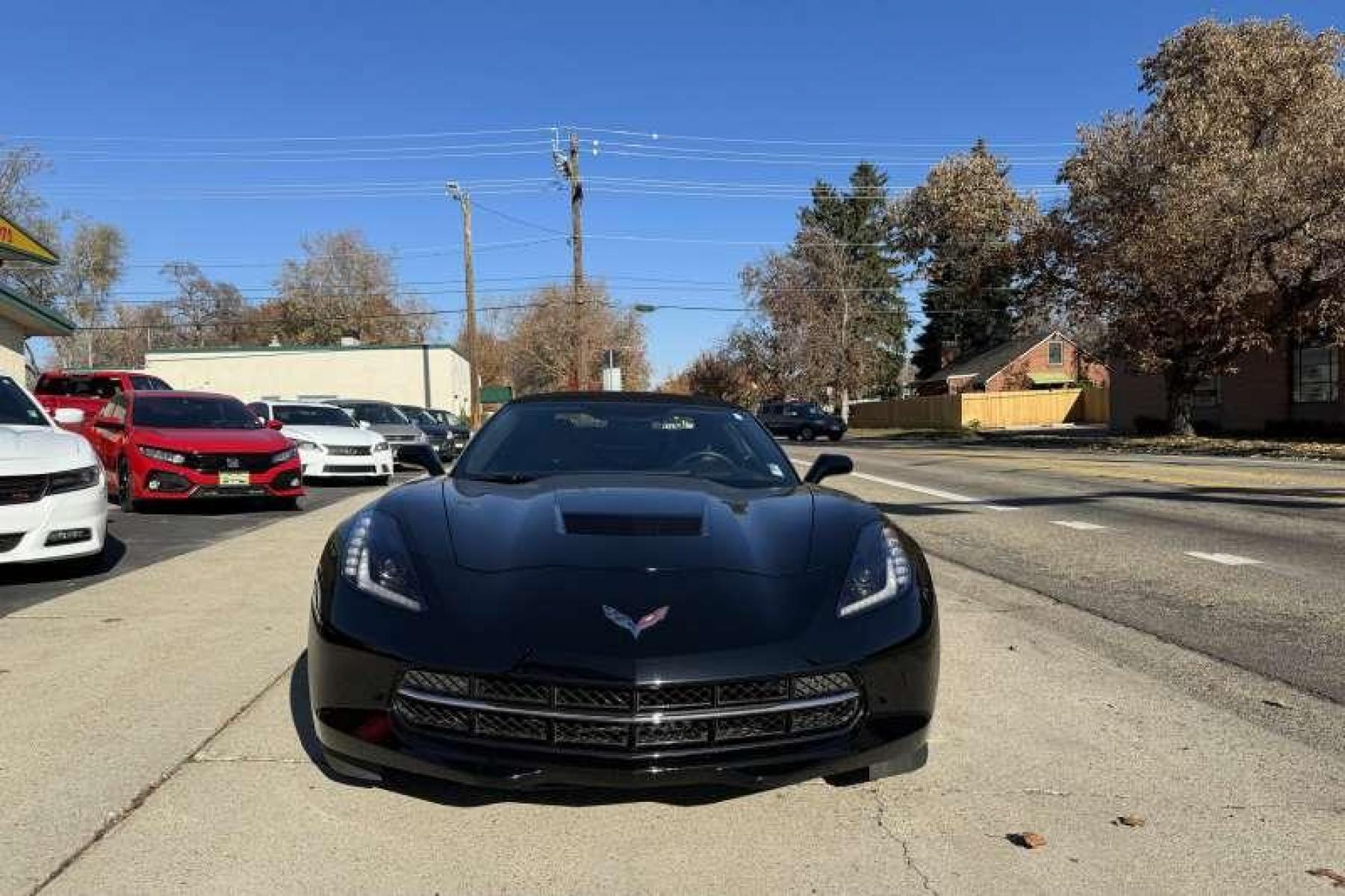 2015 Black /Black Chevrolet Corvette Stingray 2LT Z51 Convertible (1G1YK3D76F5) with an V8 6.2 Liter engine, Automatic transmission, located at 2304 W. Main St., Boise, ID, 83702, (208) 342-7777, 43.622105, -116.218658 - Highly Optioned And Extremely Low Mileage! Own The Legend! - Photo #6