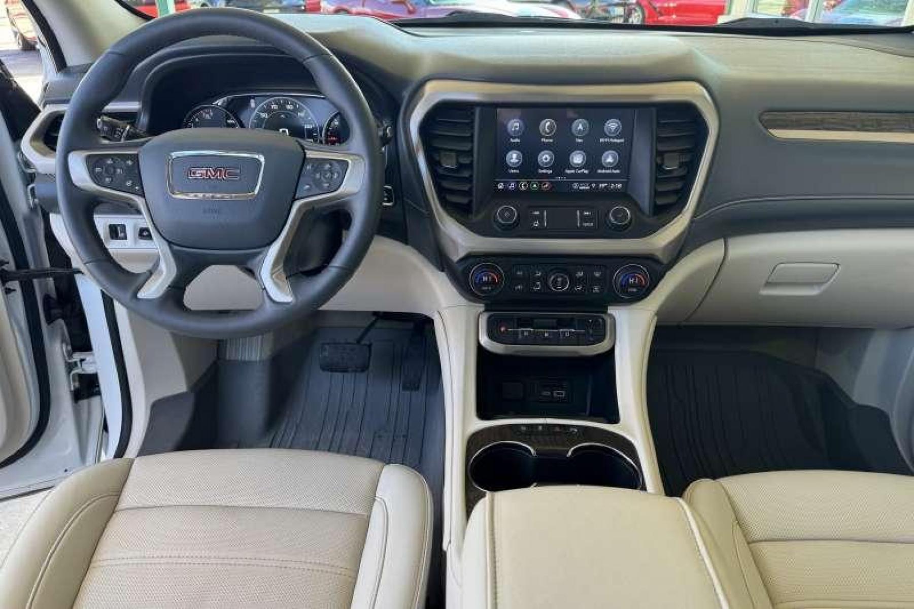2021 White Frost /Galvanized Light Shale GMC Acadia Denali (1GKKNXLS5MZ) with an V6 3.6 Liter engine, Automatic transmission, located at 2304 W. Main St., Boise, ID, 83702, (208) 342-7777, 43.622105, -116.218658 - Loaded With Options And Comfort! - Photo #18