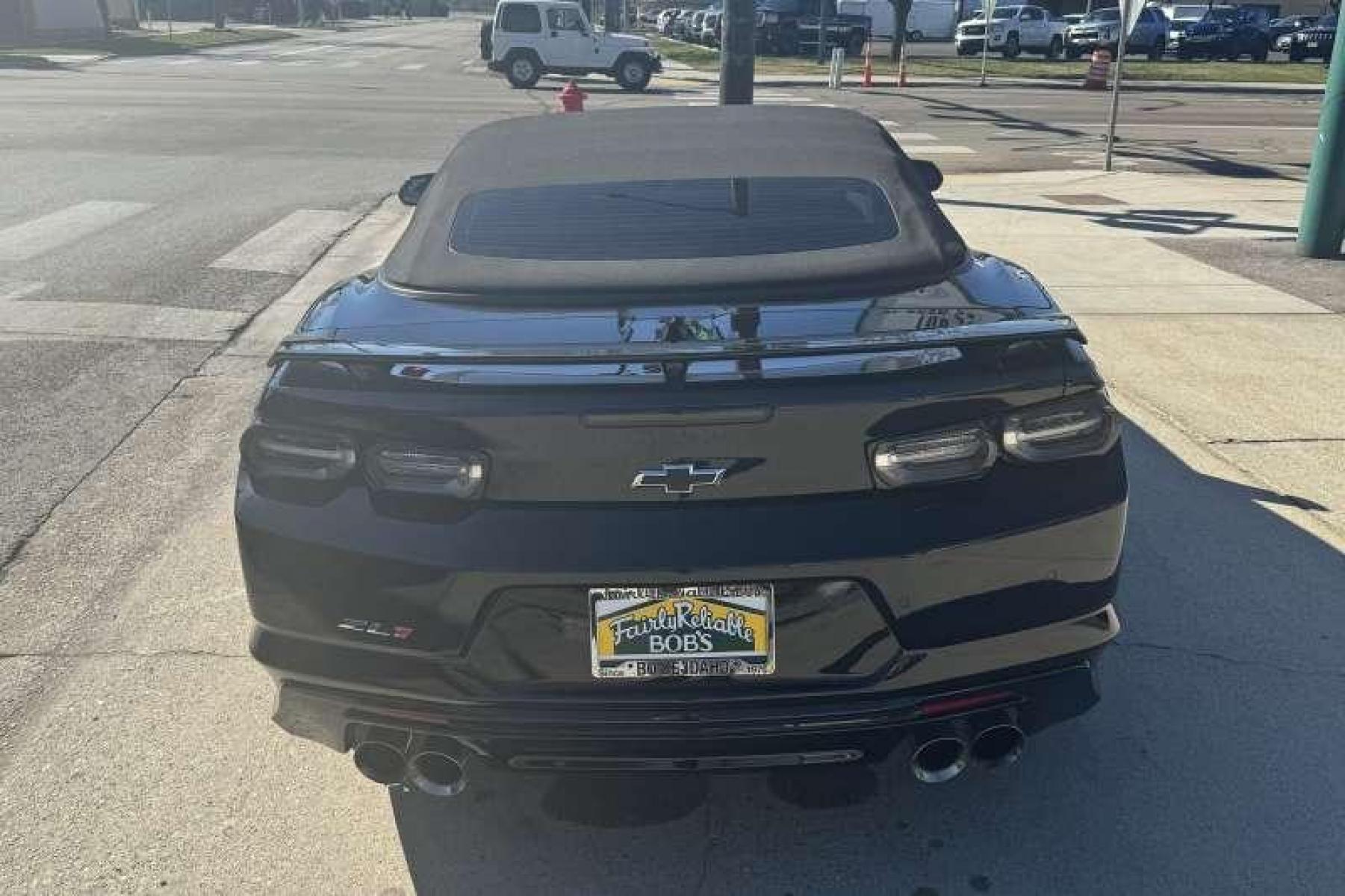 2022 Black /Black Chevrolet Camaro ZL1 Convertible (1G1FK3D67N0) with an V8 6.2 Liter Supercharged engine, Automatic transmission, located at 2304 W. Main St., Boise, ID, 83702, (208) 342-7777, 43.622105, -116.218658 - Too Many Options To List! 650 hp And 650 lb-ft of Torque! - Photo #18