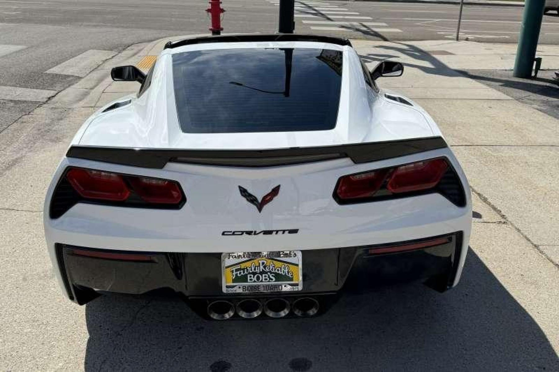 2016 Arctic White /Black Chevrolet Corvette Stingray 3LT (1G1YF2D75G5) with an V8 6.2 Liter engine, Automatic transmission, located at 2304 W. Main St., Boise, ID, 83702, (208) 342-7777, 43.622105, -116.218658 - Well Cared For Low Mileage Corvette! Carbon Fiber Removable Roof! - Photo #1