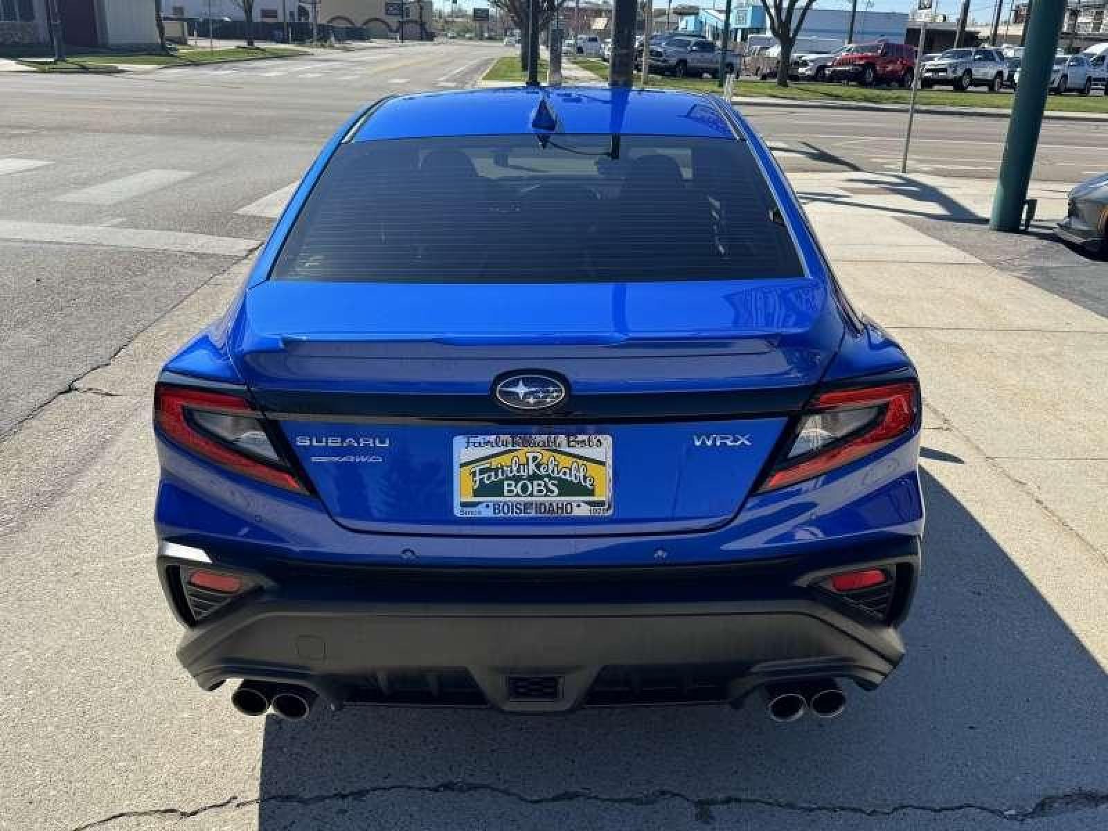 2022 WR Blue Pearl /Black Subaru WRX Limited (JF1VBAN66N8) with an H4 2.4 Liter Turbo engine, Automatic transmission, located at 2304 W. Main St., Boise, ID, 83702, (208) 342-7777, 43.622105, -116.218658 - Photo #1