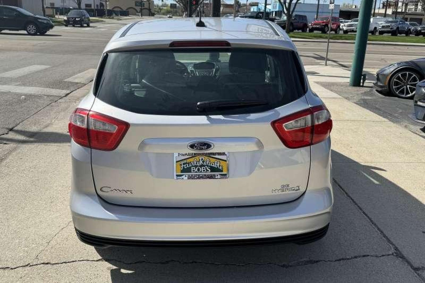 2014 Silver /Tan/Beige Ford C-Max Hybrid SE Hatchback (1FADP5AU5EL) with an 4 Cyl 2.0 Liter Hybrid engine, Automatic transmission, located at 2304 W. Main St., Boise, ID, 83702, (208) 342-7777, 43.622105, -116.218658 - Low Mileage! Amazing Fuel Economy! New Tires Too! - Photo #1