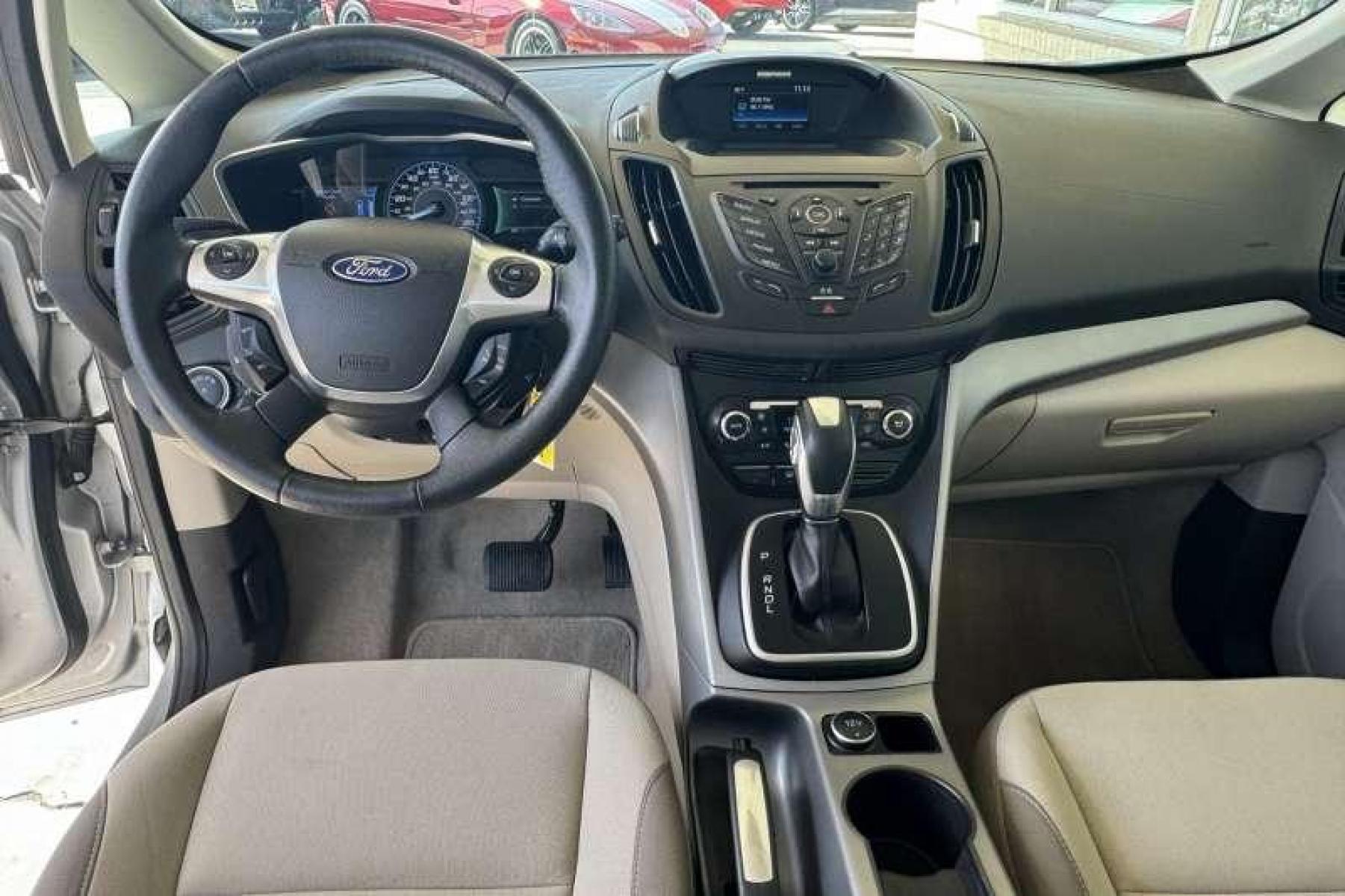 2014 Silver /Tan/Beige Ford C-Max Hybrid SE Hatchback (1FADP5AU5EL) with an 4 Cyl 2.0 Liter Hybrid engine, Automatic transmission, located at 2304 W. Main St., Boise, ID, 83702, (208) 342-7777, 43.622105, -116.218658 - Low Mileage! Amazing Fuel Economy! New Tires Too! - Photo #8