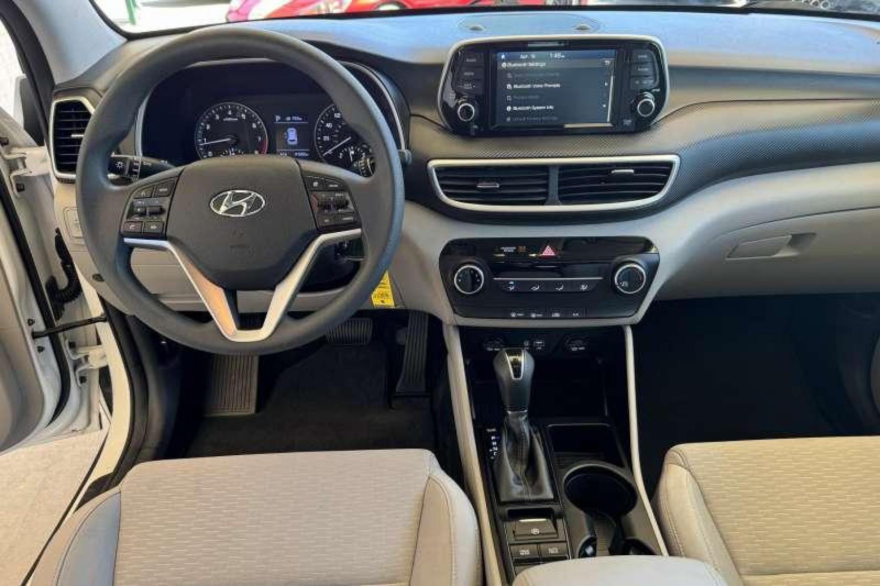2020 White /Gray Hyundai Tucson SE AWD (KM8J2CA46LU) with an 4 Cyl 2.0 Liter engine, Automatic transmission, located at 2304 W. Main St., Boise, ID, 83702, (208) 342-7777, 43.622105, -116.218658 - All Wheel Drive! New Tires! Remaining Factory Powertrain Warranty! - Photo #8