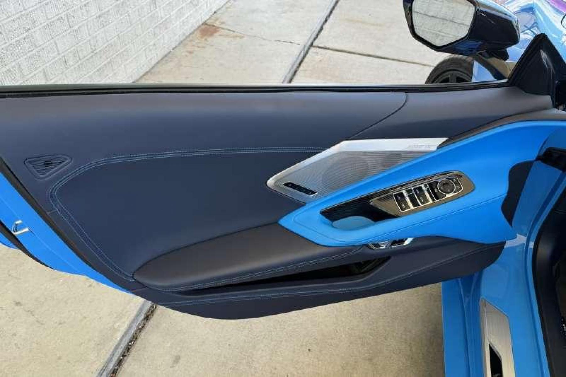 2022 Rapid Blue /Tension/Twilight Blue Chevrolet Corvette Stingray Convertible 3LT (1G1YC3D44N5) with an V8 5.5 Liter engine, Automatic transmission, located at 2304 W. Main St., Boise, ID, 83702, (208) 342-7777, 43.622105, -116.218658 - Rapid Blue Convertible! Remaining Factory Warranty! Only 1,800 Miles! Super Cool! - Photo #6
