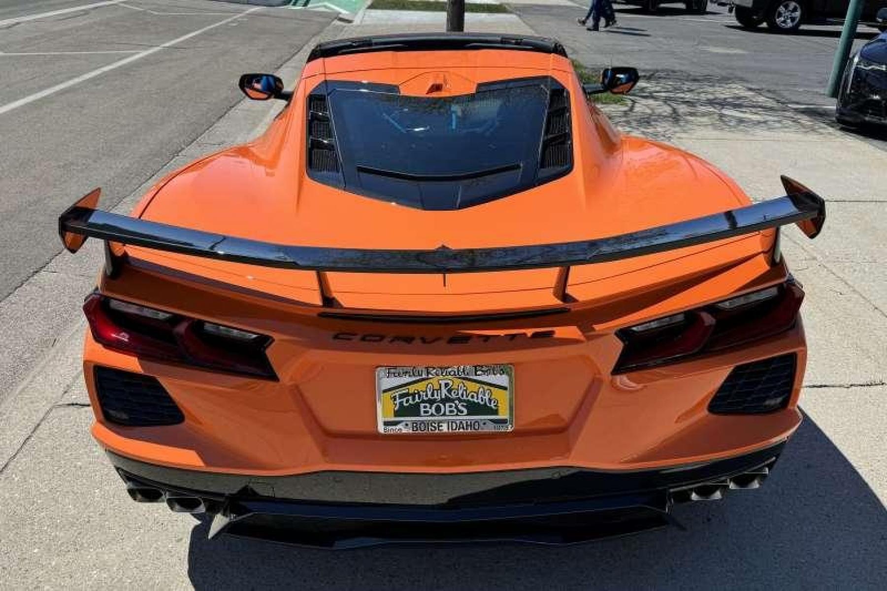 2022 Amplify Orange /Tension / Twilight Blue Chevrolet Corvette Stingray 3LT (1G1YC2D40N5) with an V8 6.2 Liter engine, Automatic transmission, located at 2304 W. Main St., Boise, ID, 83702, (208) 342-7777, 43.622105, -116.218658 - Photo #1